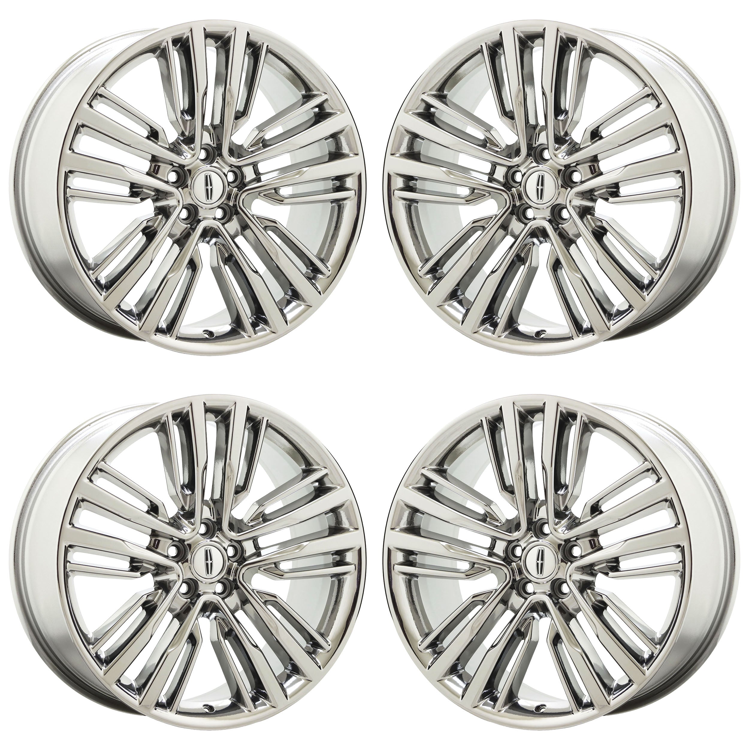 20" Lincoln MKC Bright Chrome wheels rims Factory OEM set 10022